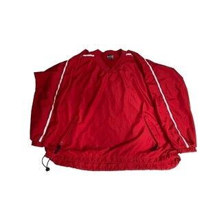 Easton‎ Warm up Jacket Adult XL Blue Baseball Vented Windbreaker Casual Mens